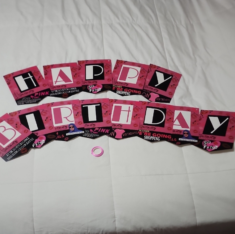 Happy Birthday MEAN GIRL Banner